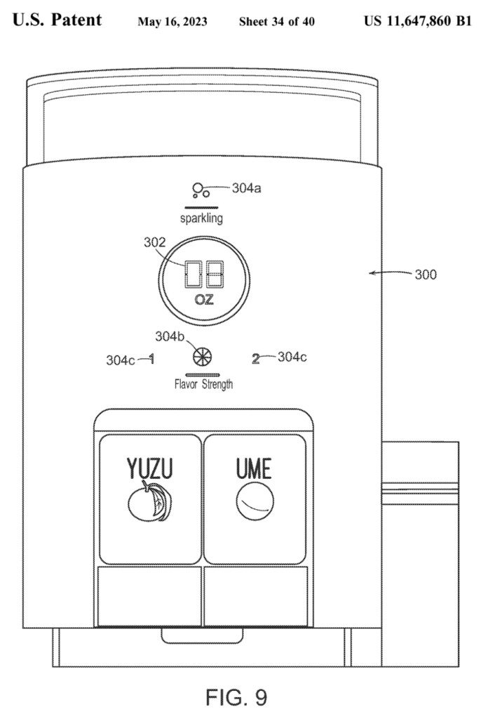 Interesting Patents SharkNinja FLAVORED BEVERAGE CARBONATION SYSTEM